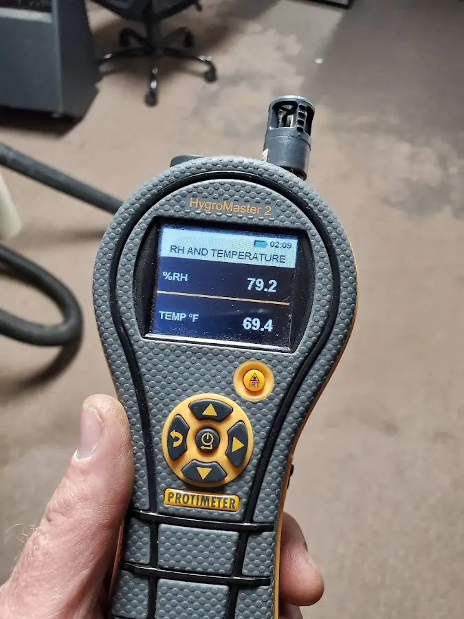 Moisture meter humidity assessment for Fire & Smoke Damage Restoration in Novato