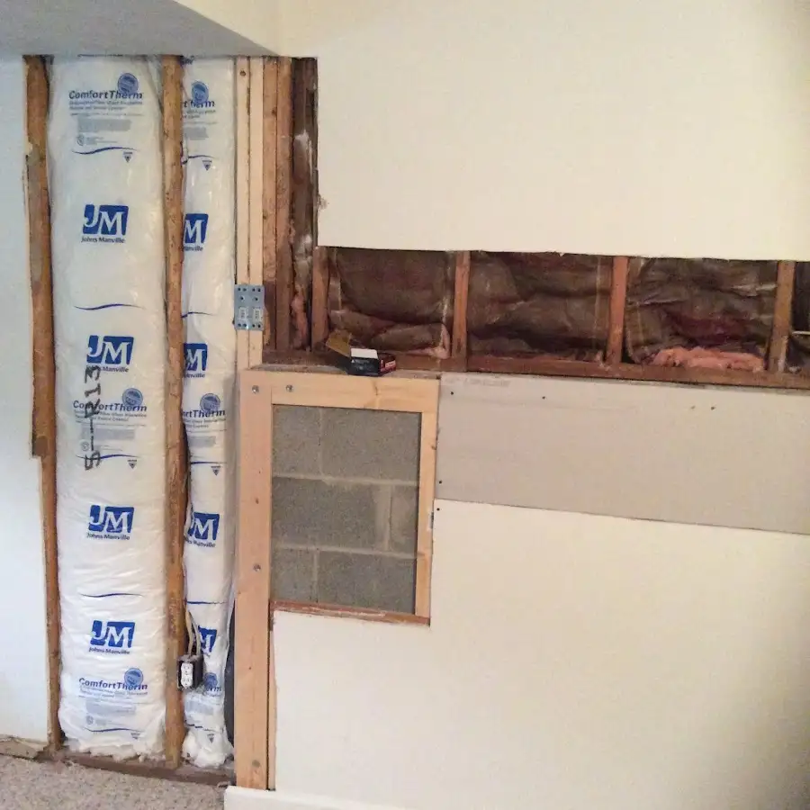 Wall insulation replacement during Structural Drying in Novato